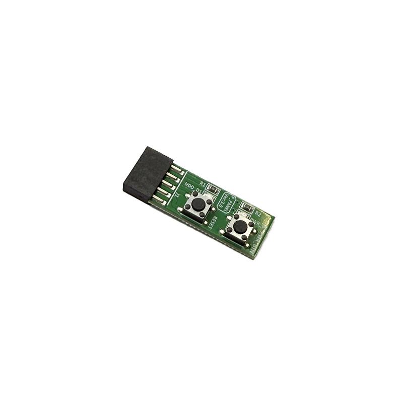 

2x5 Pin Reset Power Switches Test Board Adapter For Computer Adapter Connectors Motherboard With 10Pin Resets Button Accessorise