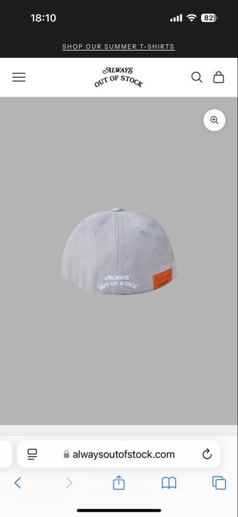 [USED] Baseball Cap - Grey, 1 Size