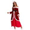 M-6XL Women's Santa Claus Christmas Cosplay Dress