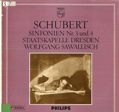 LP Record WOLFGANG SAWALLISCH, STAATSKAPELLE  - Schubert Sinfonie Nr3 D-dur, D200 / 802798LY PHILIPS Netherland Classical Used