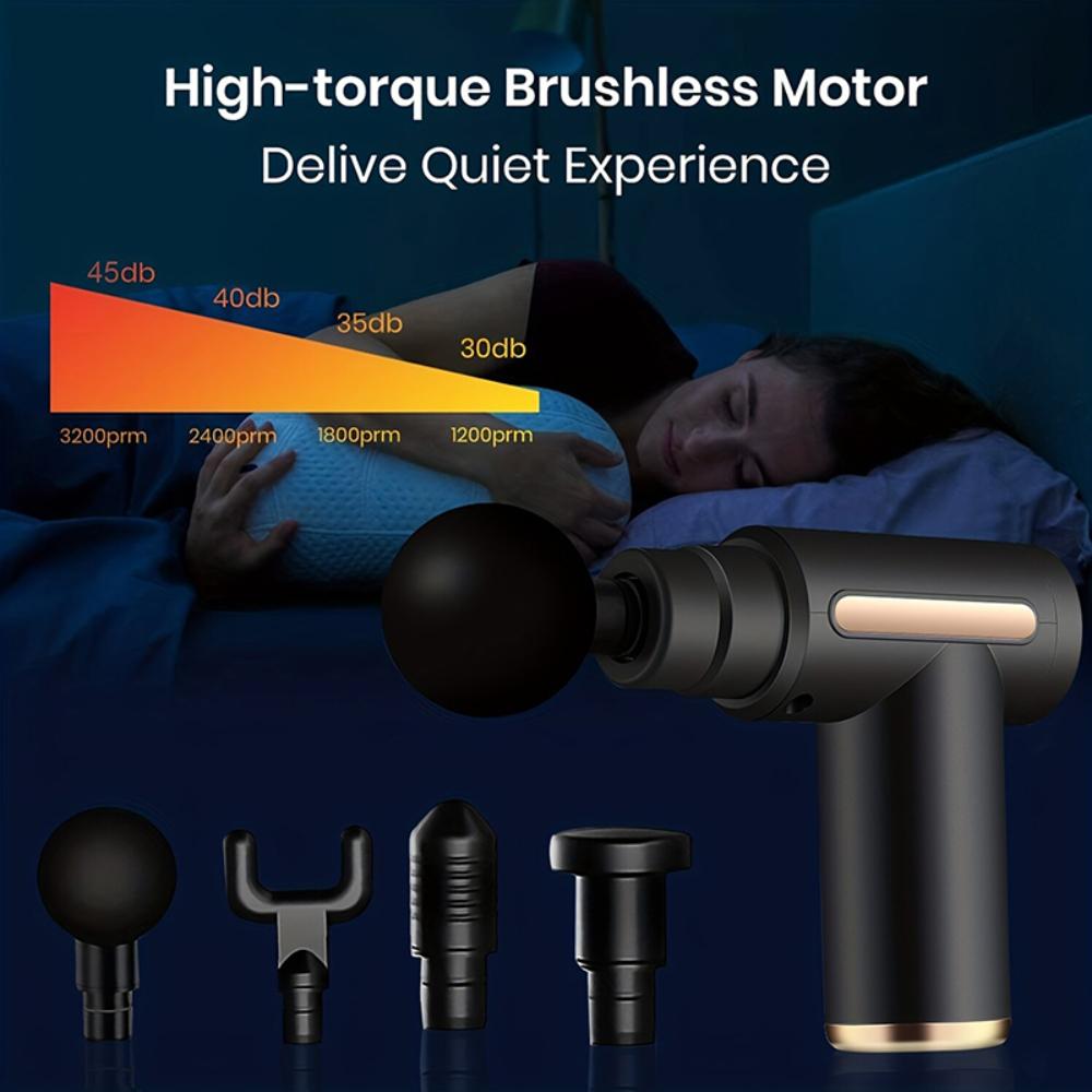 Multifunctional Fascia Gun Massager Instrument Portable Muscle Massage Relaxation Electric Vibrating Fascia Gun