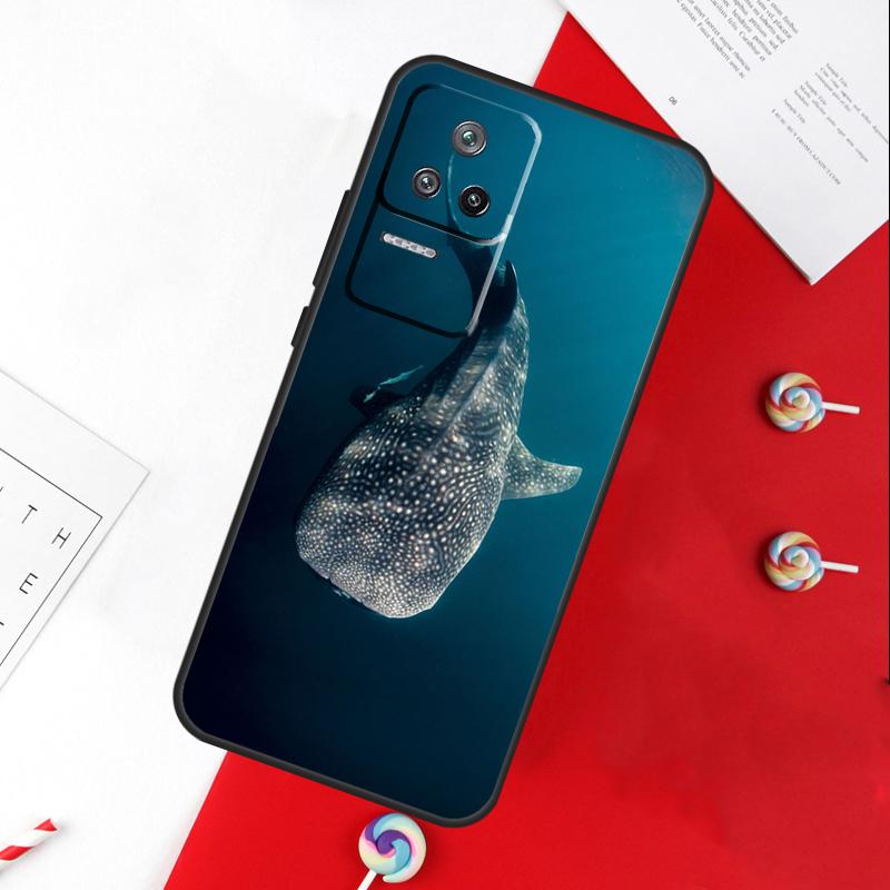 Ocean Whale Shark Animal Cover For Xiaomi 14 Ultra 15 13 11T 12T 13T 14T Pro POCO X7 Pro X3 X5 X6 M6 F5 F6 Pro Case