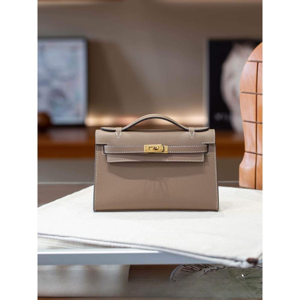 Erste Generation Palm-Korn Rindsleder Dukopp Lokomotive Edelstahl-Beschläge mit langem Schultergurt Crossbody Schulter Damen-Tasche