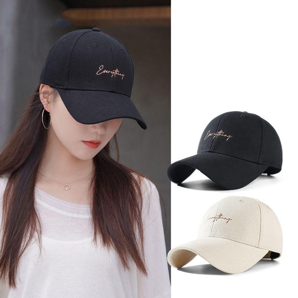 

Korean Style Baseball Cap Streetwear Baseball Hat Simple Sunscreen Hat Unisex