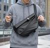 MALFY New Waist Bag with Reel Waterproof Large Multifunctional Crossbody Single Shoulder Waist Pouch Keychain, Zipper, Capacity, Bag, Bag, (Black)