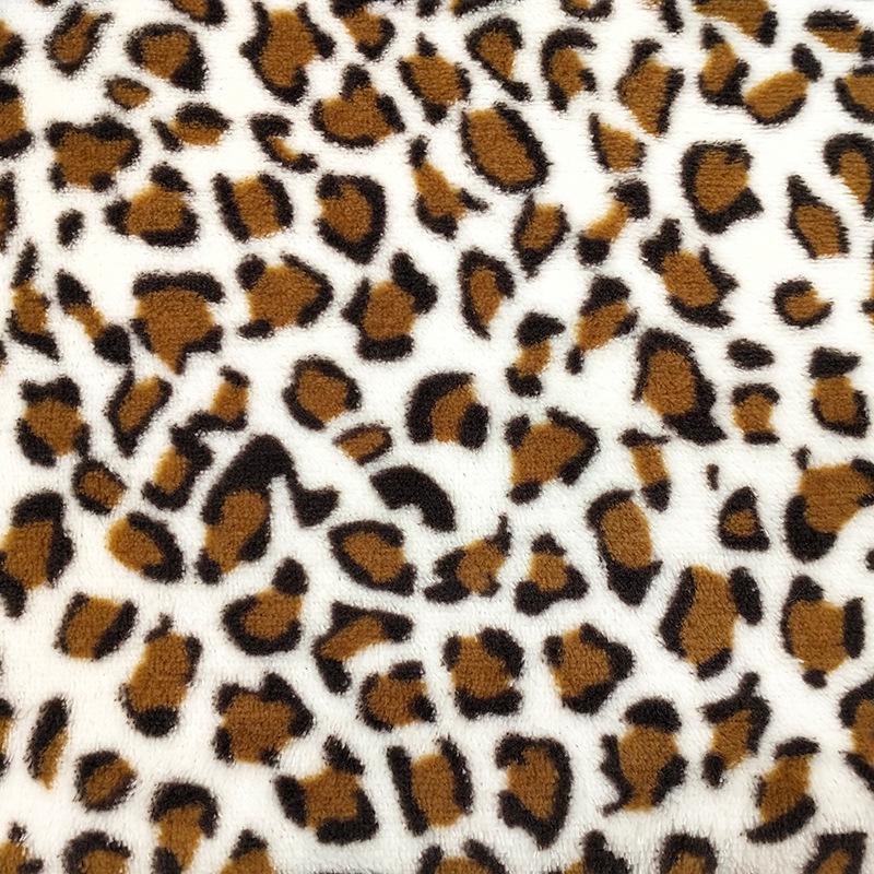 

Двостороння фланелева ковдра з леопардовим принтом, тканина для піжам