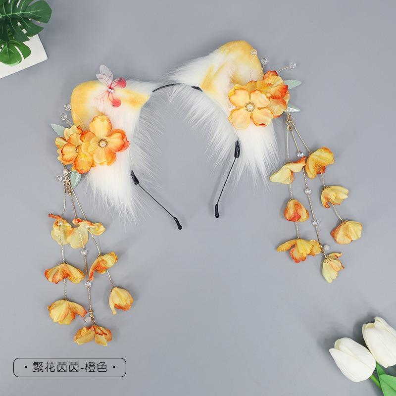 Kitten hair accessories cat ears headgear lolita girl cat ear headband comics cos simulation animal ear headband