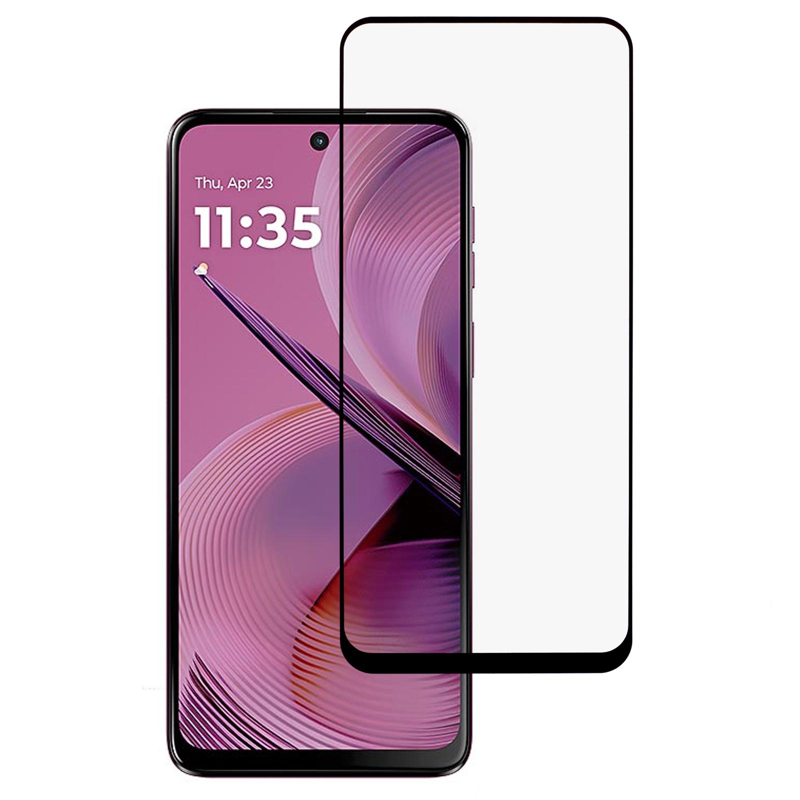 

For Motorola Moto G55 5G Screen Protector 2.5D Arc Edge Silk Printing High Aluminum-Silicone Glass Film Type A