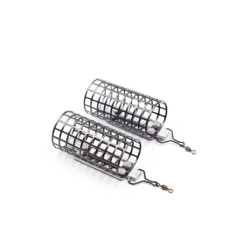 Metall Runde Karpfen Angeln Köder Käfig Fisch Köder Locken Angeln Zubehör Köder Käfig Angeln Falle Korb