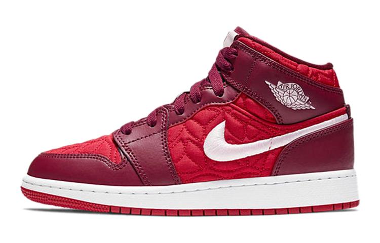 Jordan 1 Mid SE Red Quilt GS AV5174-600 36.5