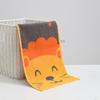Jieliya Kids' Pure Cotton Cartoon Towel - Awakening Forest Design, Hanging Type, 241324