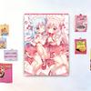 Original Galgame Anime Tapestry by Artist Usagi Shiro Mani Wall Art Cute Girl Room Decor Aesthetic Room Decoration Items Gift