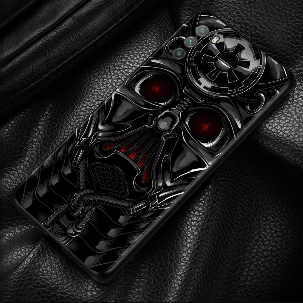 Samurai Oni Mask Case For Xiaomi Poco X3 NFC M3 M4 Pro 4G 5G F3 GT for Mi Civi 11T 10T 10 Pro 5G 11 Note 10 Lite 5G Shell