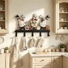 Halloween Wall-mounted Hooks Chef Statue Wall Hanging Rack Creative Wall Decor  Home Decoration