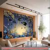 2D Flat 2D Flat - 2D Flat 2D Flat - 1pc 2D Flat Elegant Graduation Backdrop Black Graduation Gold Blue Gold Floral Decor Stars