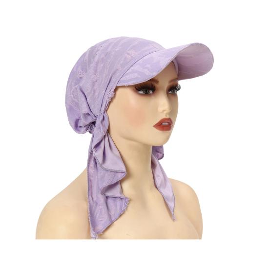 Women Headscarf Hat Elastic Design Shawl Baseball Hat Headscarf Lightweight Easy to Wear Head Covering Turban Hat
