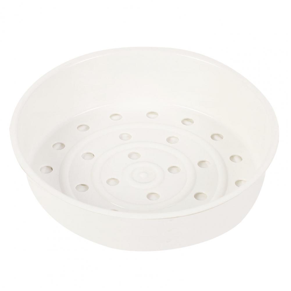 3L/5L Premium Steamer Holder 2 Sizes Drain Design Round Shape Anti Rust Plastic Steamer Steamer Basket Corrosion Resistant