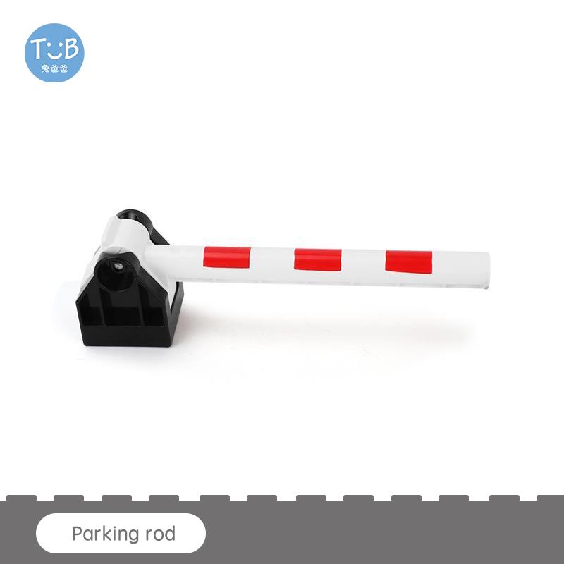Big Size Block Bricks Train Tracks  Traffic Stop Lights Straight Duploes Black Accessories Diy Hot Toys For Children Baby Gift