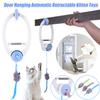 Door Hanging Automatic Retractable Kitten Toys with 3 Catnip Mice Independent Play Hanging Door Cat Toys for Bored Cats