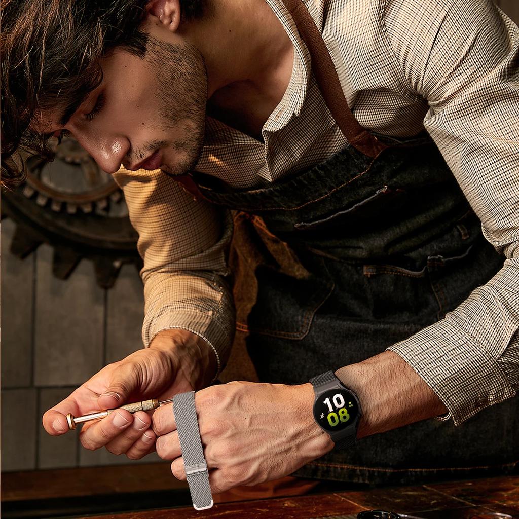 Edelstahlarmband ohne Lücken für Samsung Galaxy Watch 4 5 6 7 40 44mm 6 4 Classic 43mm 47mm Metallarmband für Galaxy 5Pro