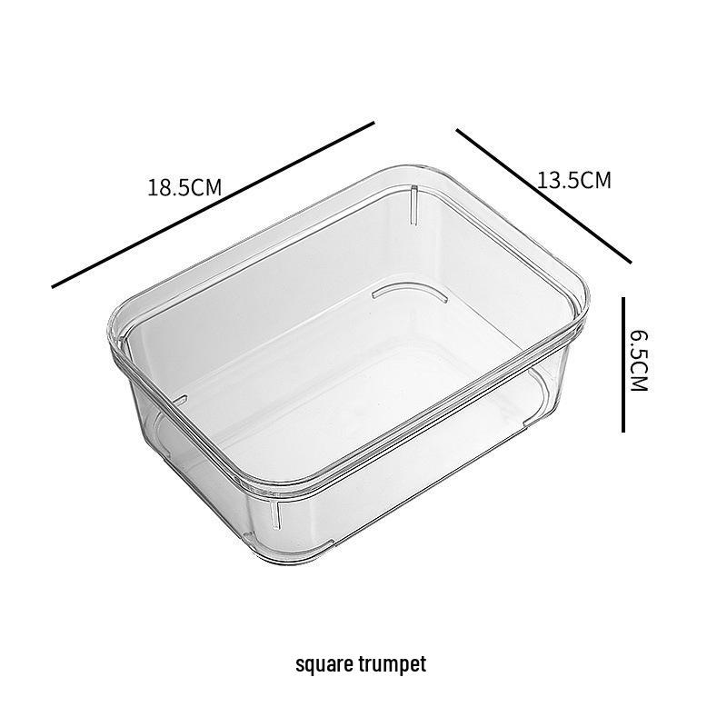 Прямоугольный настольный ящик для хранения со встроенными перегородками для бытовых предметов и закусок 687₽