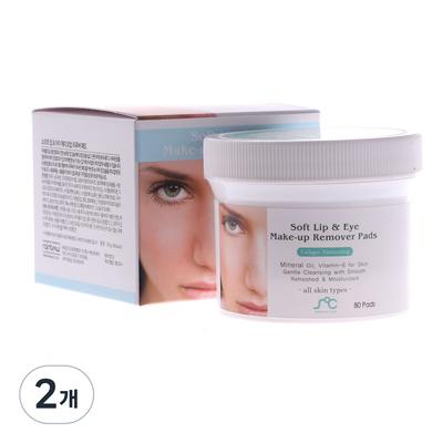 Lip & Eye Remover Pad, 60g, 2 Stück