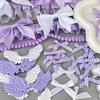 50 stk Sød Ita Taske DIY Dekoration Sæt Blonder Bånd Sløjfe Vinge Itabag Tilbehør Lolita Anime Kort Mærke Tasker Håndlavet Håndværk