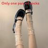 Lolita Lace Thigh High Socks With Breathable Mesh For Girls Spring Fashion
