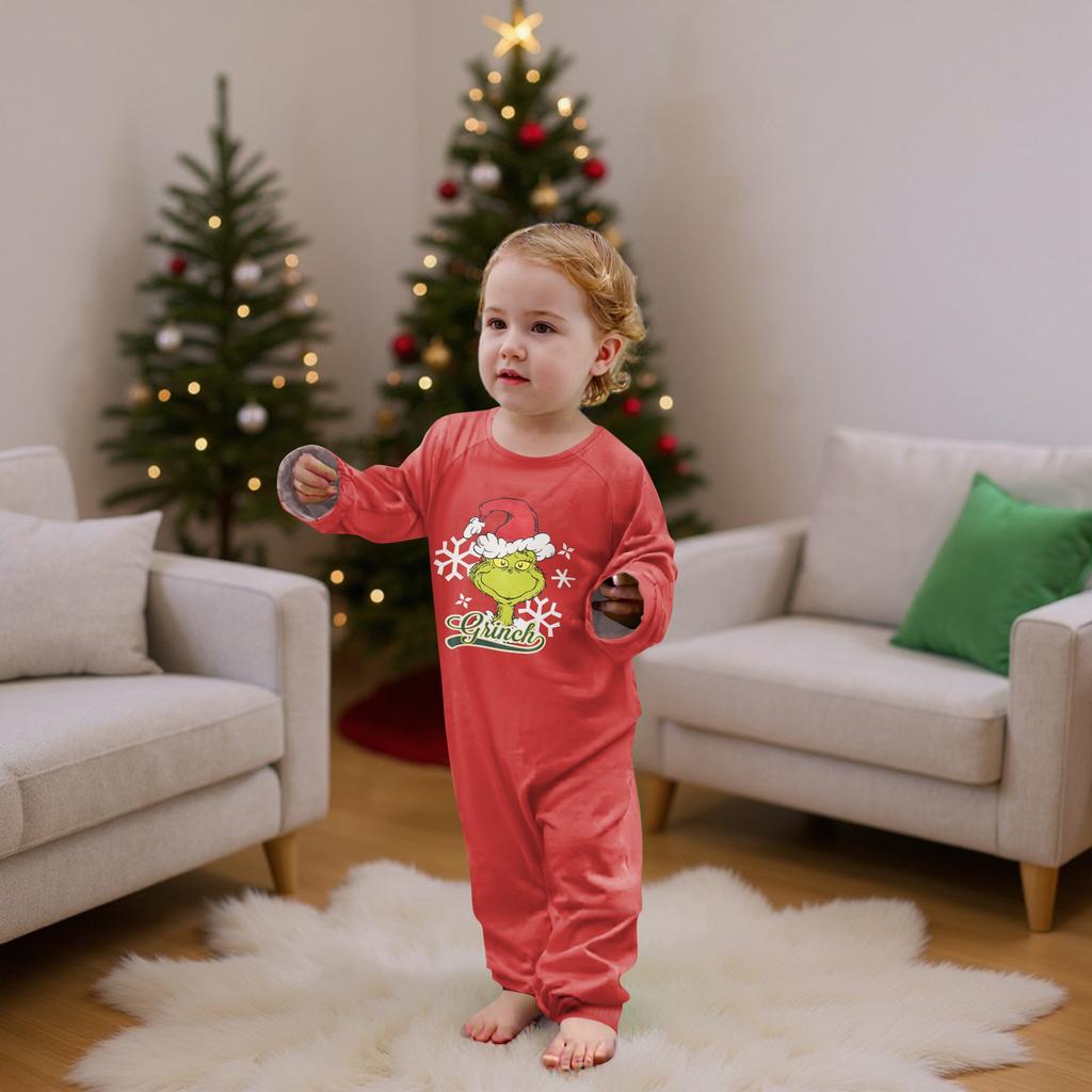 Passende Familiensets mit Weihnachtsmotiven, Langarmshirts und Hosen