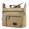 Men's Canvas Shoulder Messenger Bag Multi-layer Large-capacity Versatile Casual Canvas Bag Sports Shoulder Bag
