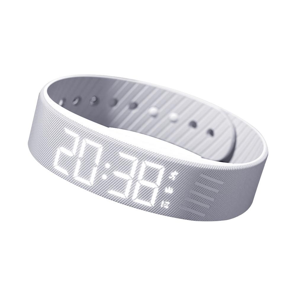 LED Digital Alarm Bracelet Adjustable Vibrating Alarm Smart Fitness Wristbands  for Students