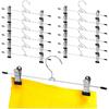 Metal Trouser Hanger With Clips, 12 Pcs.