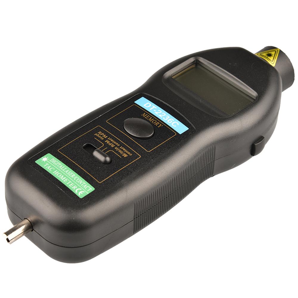 2-in-1 Dual-purpose Speed Detector Meter Handheld Digital Tachometer for Motor Wheels Lathe Electrical Fan