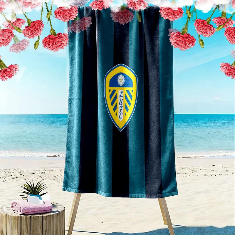 Leeds Poster Strandtuch, Großes Weiches Schnelltrocknendes Handtuch für Strand Camping Schwimmen