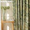 1PC NAPEARL Fresh and Healing Leaf Printed Curtains with 70-80% Shading for Bedroom Living Room Home Decor