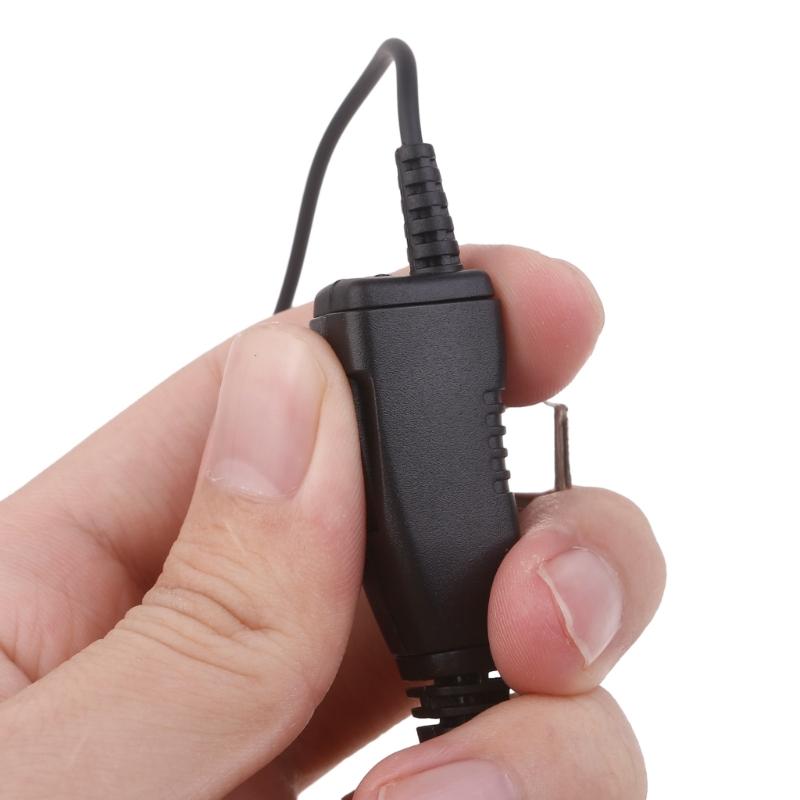 D-Shape Swivels Earpiece Headset with PTT ButtonMic for Two-Way Radio WalkieTalkie for Hytera BP510 BP516 BP 510
