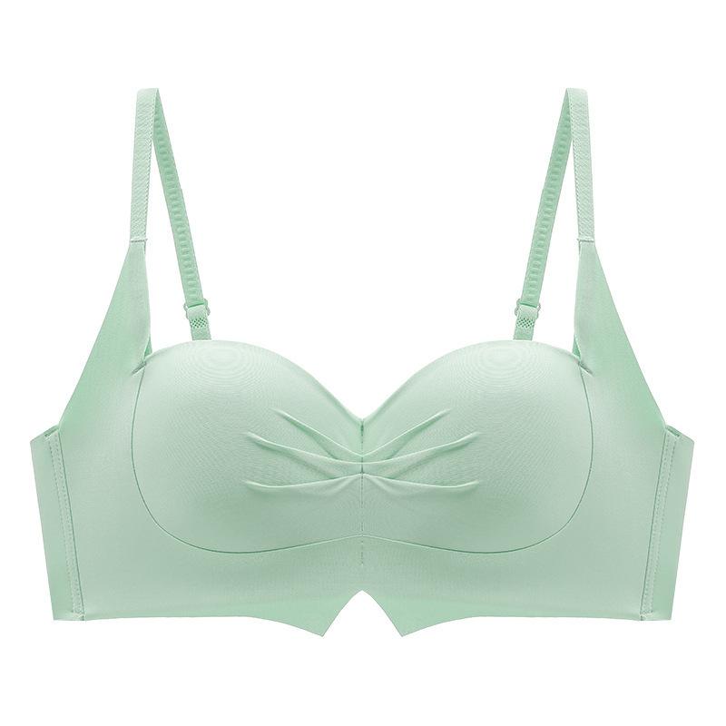 Half cup comic chest underwear women's small breasts gather and show large three-dimensional seamless upper support thickened bra underwear women