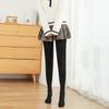 Bare Leg Women's Nude Feeling Warm Pants - Imitation Nylon, Thickened, Velvet Lined Leggings for Spring, Autumn, Winter