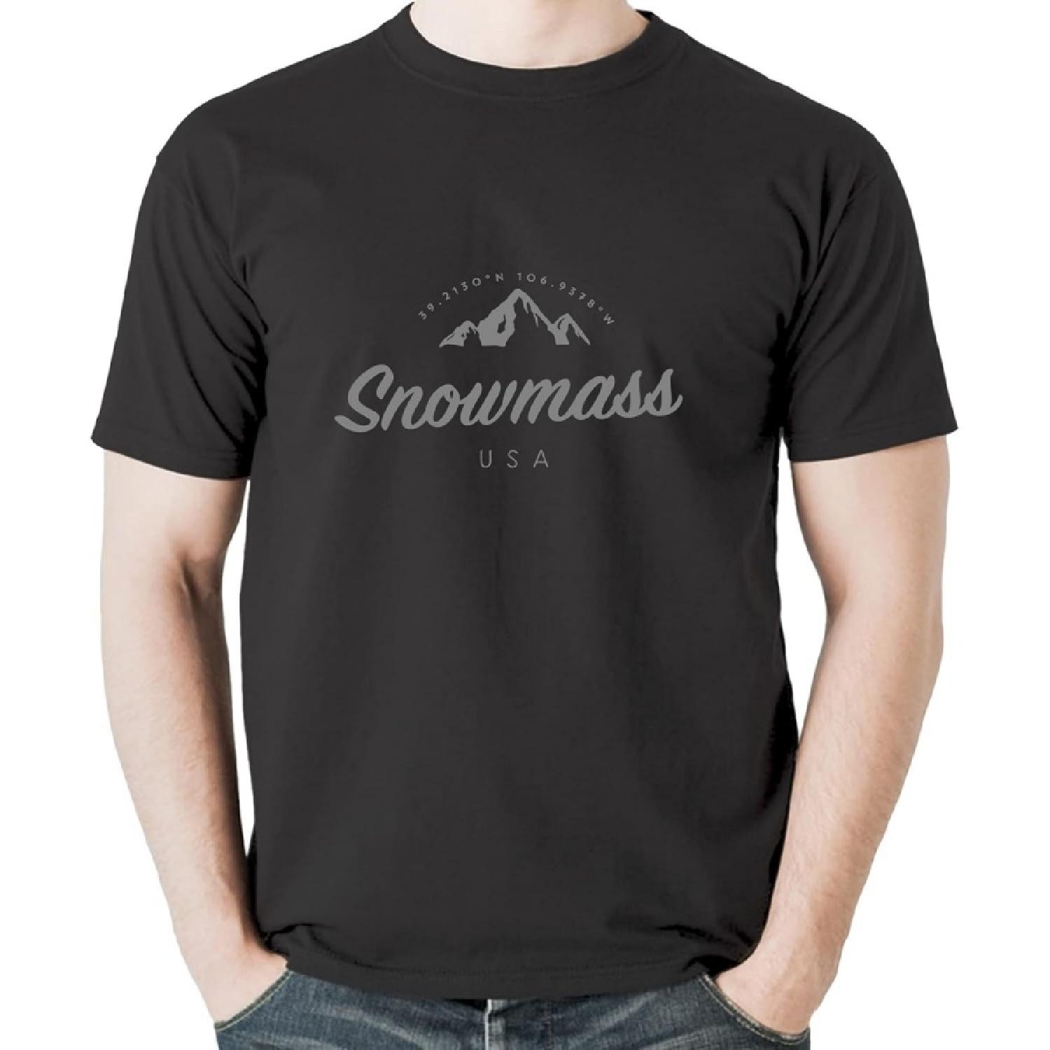 

Aspen Snowmass Mountain Vacation Skiing Colorado Long Sleeve T-Shirt Sweatshirt Hoodie Tanktop for Men Women Kids Black XXXXXL різнокольоровий