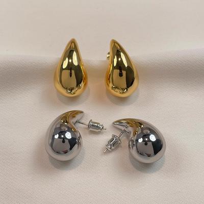 European and American Environmental Protection CCB Water Drop Earrings Light Luxury Cold Wind High Texture 2025 Ears