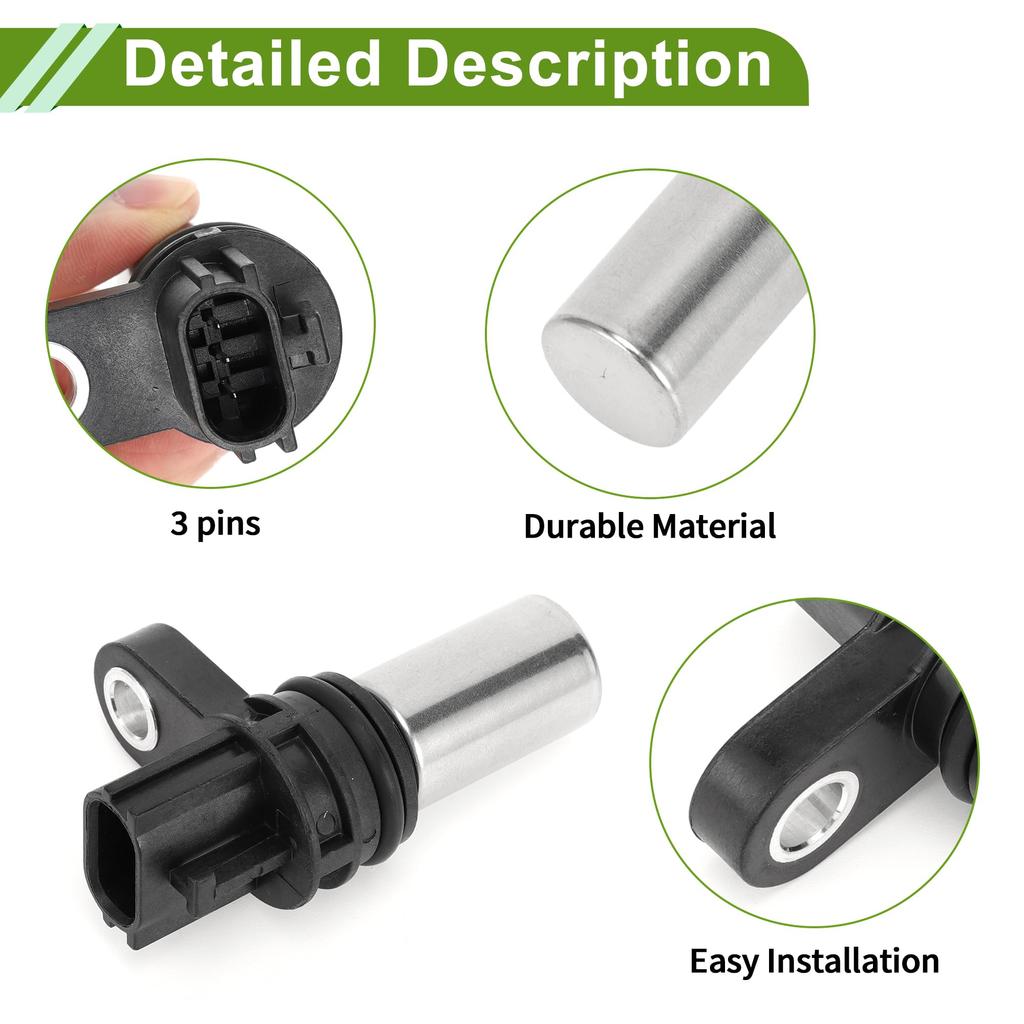 HOPESPANNER Nissan 23731-6N202 Crankshaft Position Sensor for Frontier S SV 2.5 2011-2019 Heavy Duty