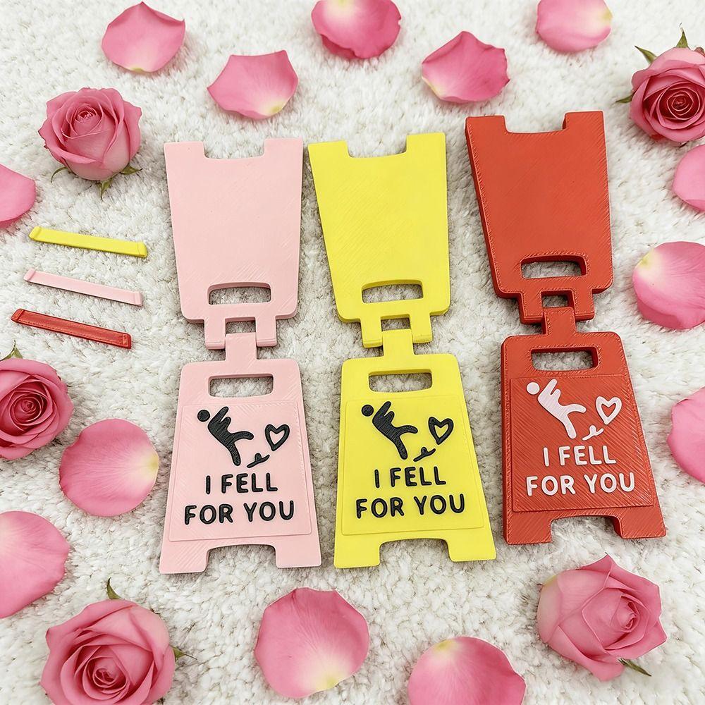 Interesting Design Falling In Love Signboard Mini Size Love Letter Romantic Sign  Spouse Gift