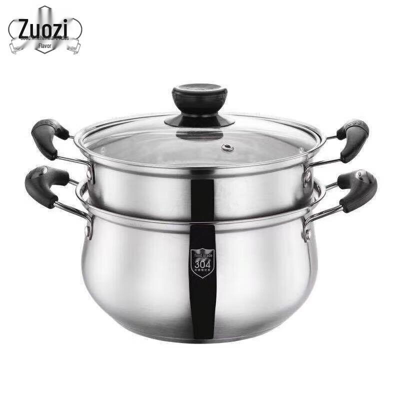 Zuozi 304 Stainless Steel Induction Soup Pot