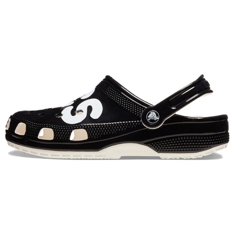 

Crocs Classic High Shine Logo Clog Black Unisex 210804-001 41-42