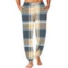 Men's Casual Sleep Pants with Pockets for Home Relaxation