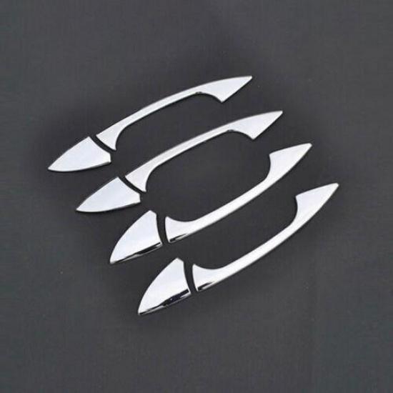 Cover Trim ABS 2PCS Exterior Side Door Handle Chrome Fit For Benz GLK 2009-2015