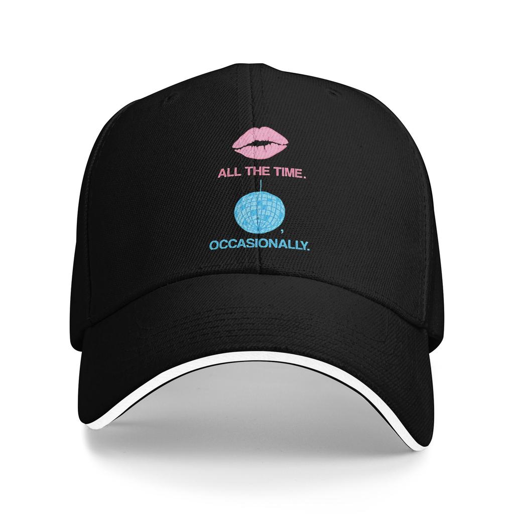Kiss All The Time Disco Harrys Baseball Caps Hip Hop Styles Sandwich Hat Unisex Polyester Dad Hat Fishing