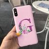 For Xiaomi Redmi 9A Case Silicone Soft TPU Back Phone Protector Shell For Xioami Redmi 9AT 9 A Redmi9A T Cute Letters Cover Bags