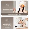 Graphene Heated Head Massager Air Pressure Scalp Therapy Eye Hot Compress for Deep Relaxation Sleep Support