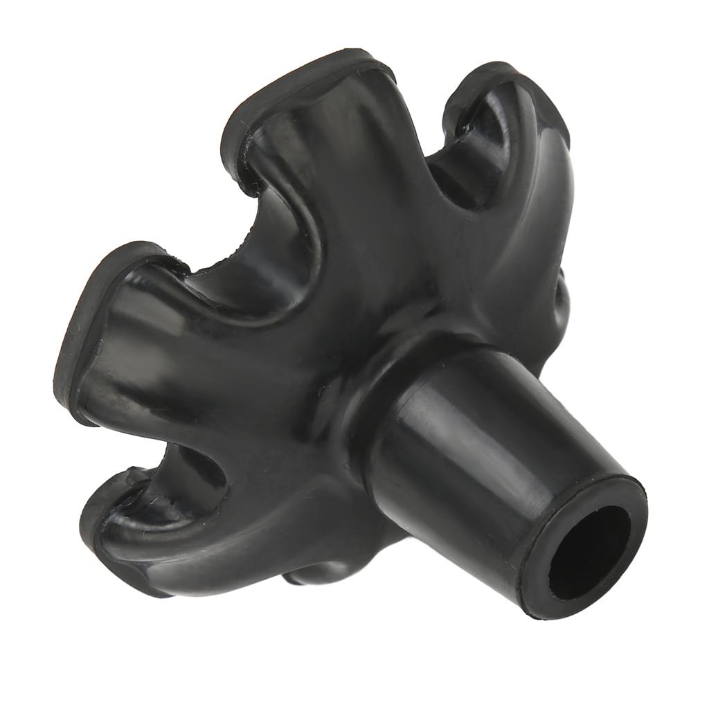 Kryckspetsar 6-pelardesign Halkfritt gummi 19 mm Kryckspetsar med för käpp Skjutkäpp